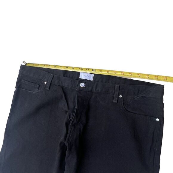 Triarchy Jeans Men 36 Slim Straight Stretch black  country Dark Denim Button Fly - Picture 5 of 12